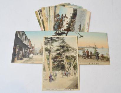 null [ Carte postale ] [ Japon ]

Ensemble de quatorze cartes postales colorisées,...
