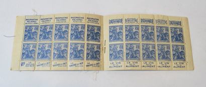 null [ Philatélie ]

Carnet de 20 timbres poste de 0,50 fr = 10 frs. N° 257 : centenaire...
