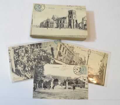null [ Carte postale ] [ Manche ] [ Cherbourg ]

Bel ensemble de cent-douze cartes...
