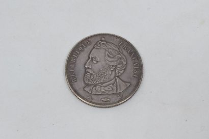 null Défense Nationale (1870-1871) 5 Francs Gambetta nd (1870). G746 SUP.

