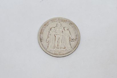 null La Commune de Paris (18 mars-28 mai 1871) 5 francs Camélinat 1871 Paris. G744....