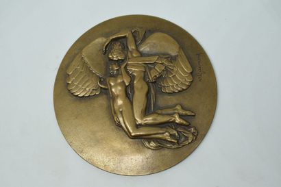 null [ARTHUS BERTRAND]

Médaille en bronze uniface représentant Psyché et l'Amour....