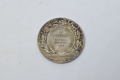 null Médaille en argent

A l'avers : la moisson d'ap. A. Rivet (Sbg)

Au revers :...