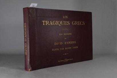 null DAVID D'ANGERS. Les Tragiques grecs. Texte par Henry Jouin. Paris, Plon-Nourrit...