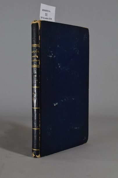 null LAPLACE. Précis de l'histoire de l'astronomie. Paris, Veuve Courcier, 1821....