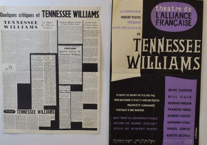 null THEATRE DE L'ALLIANCE FRANCAISE Tennessee Williams

La compagnie Robert Postec...