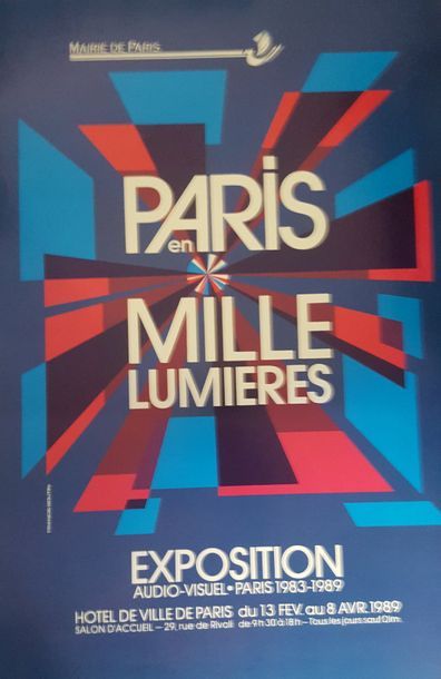null VILLE DE PARIS

Ensemble de dix-sept affiches d'expositions de la mairie de...