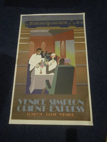 null Venice Simplon Orient-Express London.Paris.Venice d'après Fix Masseau 1979....