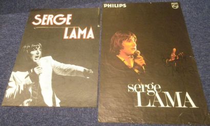 null Serge Lama : ensemble de deux affiches de tournées :

PHILIPS impression couleurs,...