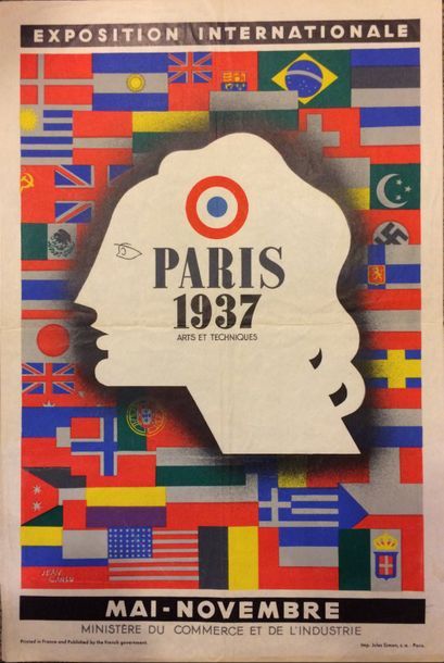 null EXPOSITION INTERNATIONALE PARIS 1937 "Arts et Techniques."

D'après Jean CARLU,...