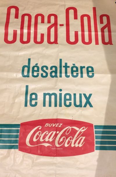 null COCA-COLA 

Affiche " Coca-Cola désaltère le mieux - buvez Coca-Cola ". 

Imprimerie...