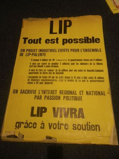 null LIP ( CONFLIT )

Ensemble de quatre affiches :

LIP Tout est possible [..] LIP...