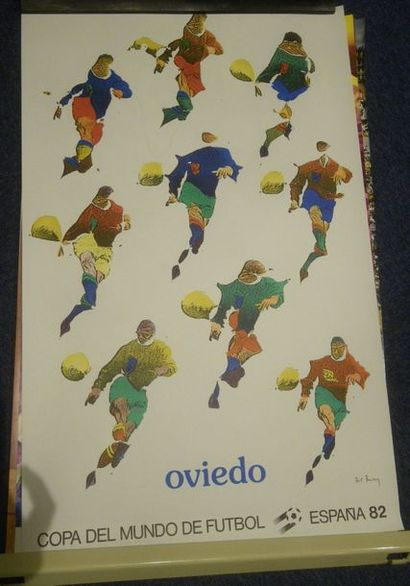null Ensemble de quatorze affiches de la Coupe du monde de football en Espagne :

Copa...