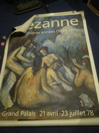 null Ensemble de deux affiches :

CEZANNE les dernières années 1895-1906 Grand Palais...