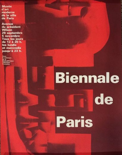 null Biennale de Paris - Ensemble de quatre affiches :

28 septembre 3 novembre 1963....