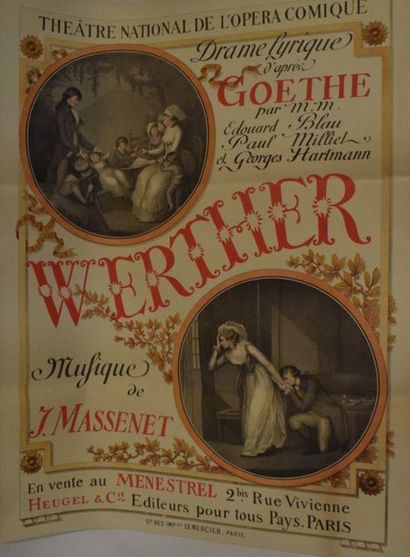 null Jules MASSENET, Werther.

Drame lyrique d'après Goethe par M.M. Édouard Blau,...