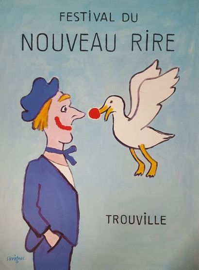 null SAVIGNAC Raymond (1907-2002)

Ensemble de deux affiches :

Savignac à Trouville....