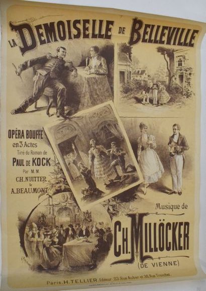 null Carl MILLÖCKER, La Demoiselle de Belleville.

Opéra bouffe en 3 actes, tiré...