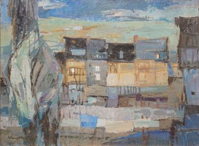 null ERNEST-KOSMOWSKI Edmond, 1900-1985

Maisons, 1963

huile sur toile

signée et...