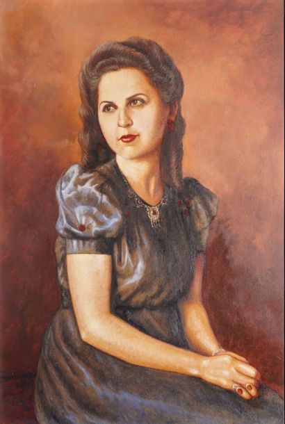 null 
GRANATA Louis, 1901-1964


Jeune femme au collier


huile sur toile


signée...