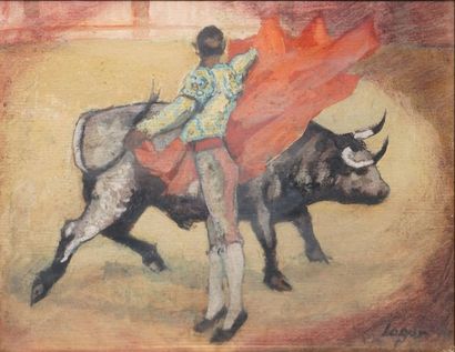 null LAGAR Celso, 1891-1966

La passe du torero

peinture sur carton

signé en bas...