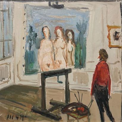 null DAUCHOT Gabriel, 1927-2005

Peintre à l'atelier

huile sur toile (restaurations)

signée...