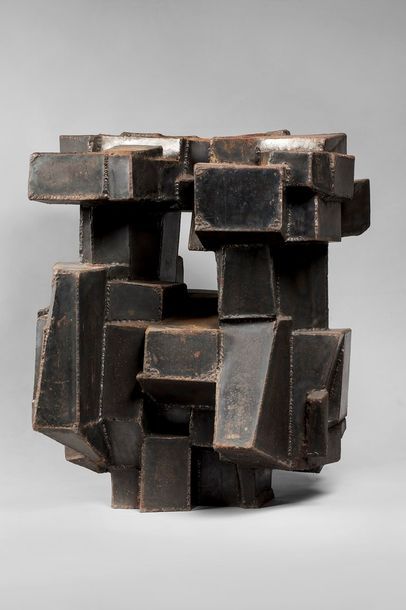 null LIBERAKI Aglaé, 1923-2015

Ile, circa 1962

sculpture en plaques de métal soudées...
