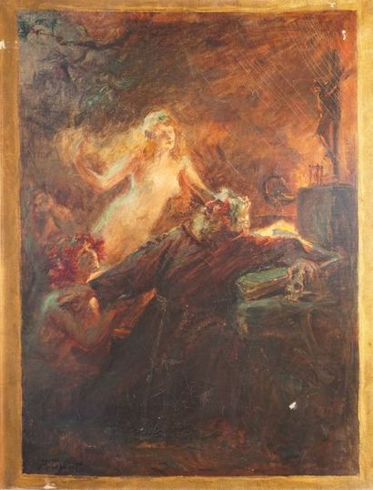 null THIVET Antoine, 1856-1927

La tentation de Saint-Antoine

huile sur toile (craquelures...