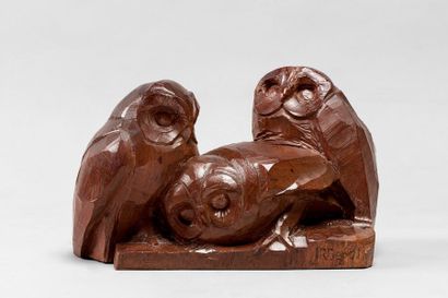null BIGOT Raymond, 1872-1953

Jeunes hulottes, 1925

sculpture en acajou, taille...