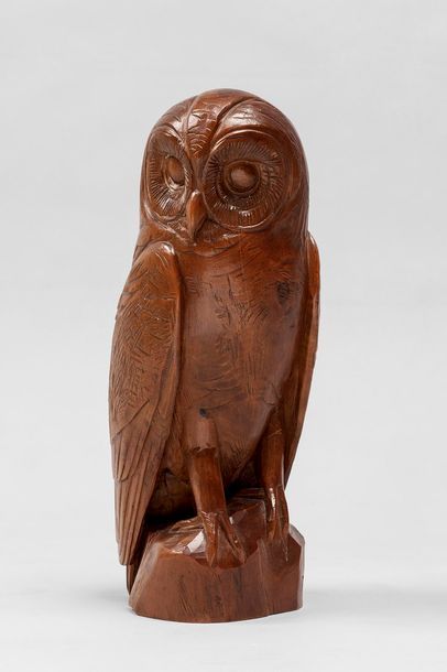 null BIGOT Raymond, 1872-1953

Chouette effraie

sculpture en bois de Santal, taille...