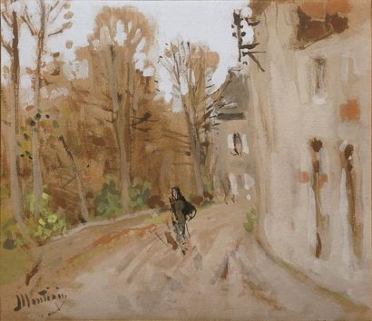null MONTEZIN Pierre Eugène, 1874-1946

Rue de village

gouache sur papier

signé...