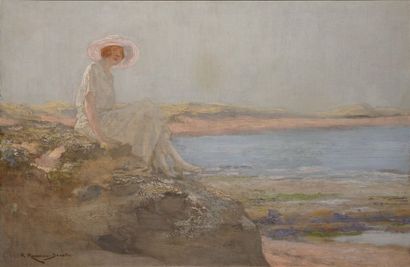 null ROUSSEAU-DERELLE René A., 1881-1964

Promeneuse en bord de mer

huile sur toile...