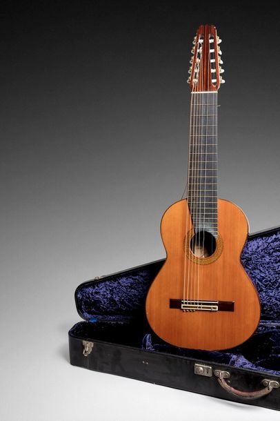 null Belle et rare guitare J.Ramirez, 10 cordes, conception Géronima N°2, Clase 1A....