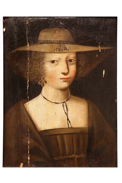 null ECOLE FRANCAISE Premier Tiers du XVIIe siècle 



Portrait de jeune femme au...