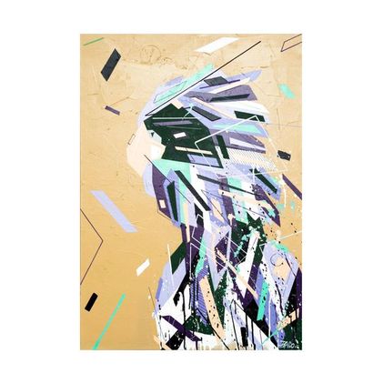 Daco Daco
Perruche
Spray et acrylique sur toile
90 x 75 cm
2018