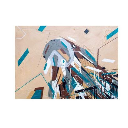 Daco Daco
Morse
Spray et acrylique sur toile
50 x 70 cm
2018