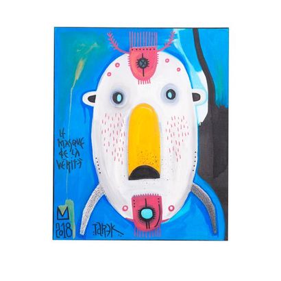 TAREK Tarek
Mask
Technique mixte sur toile
61 x 51 cm
2018