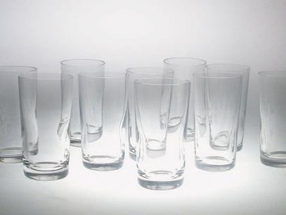 null Série de 24 gobelets Zarba en cristal uni clair,130 mm. 
