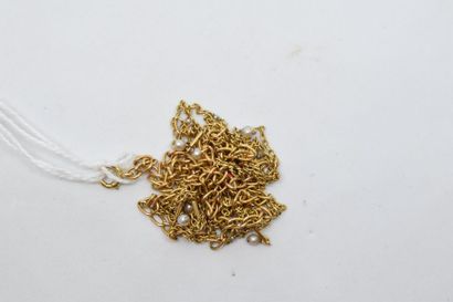 null Collier à breloques en or jaune 18k (750)

Poids brut : 10.46 g.
