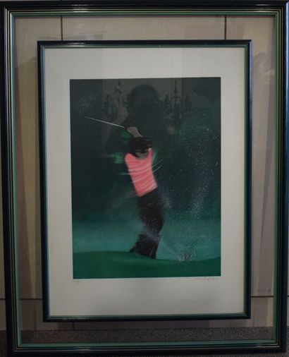 null SPAHN Victor (né en 1949) 

Golf

Lithographie signée en bas à droite, et numérotée...
