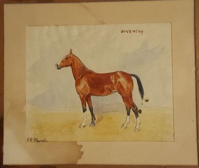null ECOLE MODERNE [ KLANEL ER ?]

Portrait de cheval, Givenchy, Mars 1922 

Aquarelle...