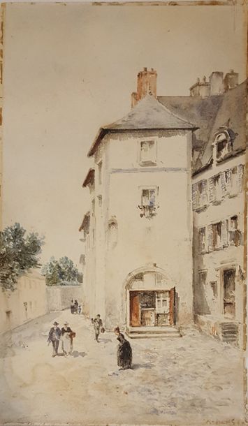 null HERST Auguste Clément Joseph (1825-?)

Rue animée - Les toits 

Deux aquarelles...