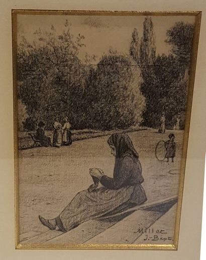 null MILLET Jean-Baptiste (1831-1906)

Femme à son ouvrage

Fusain signé en bas à...