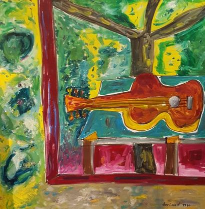 null DURIAUD Christian (né en 1944)

Guitare devant le jardin, 1970

Huile sur toile...