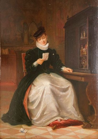 null LOUTREL Victor, 1821-1908

Femme à la lettre

huile sur panneau, signé vers...