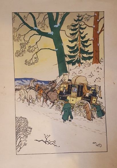null ELIOTT Harry (1882-1959)

Voyages en calèche 

Ensemble de cinq lithographies...