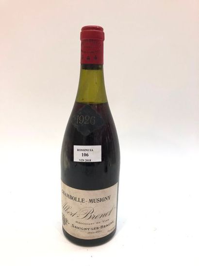 null 1 bouteille SAVIGNY-LES-BEAUNE A. Brenot 1926 (es, LB) 	

