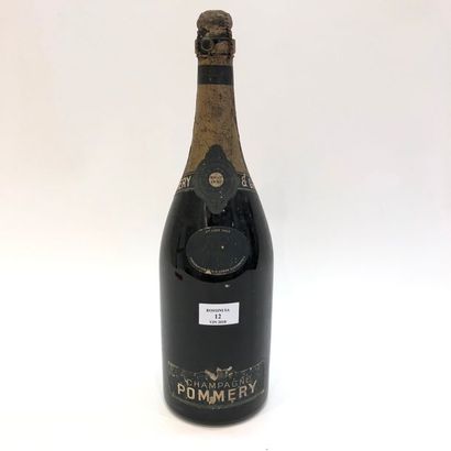 1 magnum CHAMPAGNE Pommery 1947 (MB, juste...