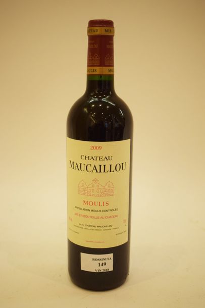 null 12 bouteilles CH. MAUCAILLOU, Moulis 2000 cb 	