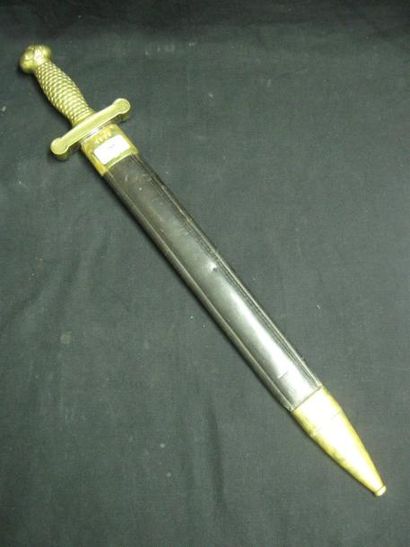 null Glaive d'infanterie, modèle 1816. Pommeau frappé du coq. Complet et en bon ...